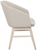 Silla con brazos \'Windham\' - Beige/Pigmentado blanco