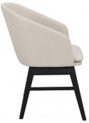Silla con brazos \'Windham\' - Beige/Negro