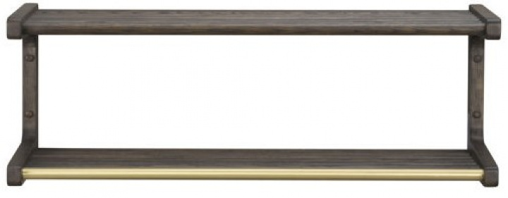 Estante para sombreros \'Inverness\' 80cm - Marrón en el grupo Muebles / Estantes y almacenamiento / Percheros y zapateros con Reforma (120730)