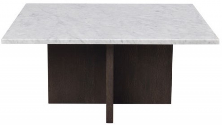 Mesa de centro \'Brooksville\' 90x90cm - Blanco/Marrón en el grupo Muebles / Mesas / Mesa de café con Reforma (120791)