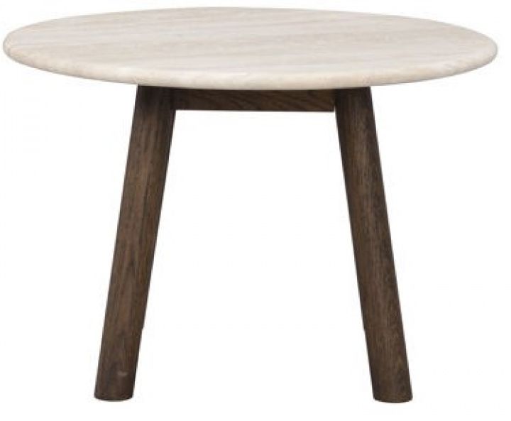 Mesa de centro \'Taransay\' Redonda 60cm - Beige/Marrón en el grupo Muebles / Mesas / Mesa de café con Reforma (120848)