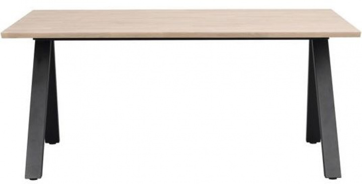 Mesa de comedor \'Carradale\' 170x100cm - Blanco pigmentado/Pata en V en el grupo Muebles / Mesas / Mesa de comedor con Reforma (120880)