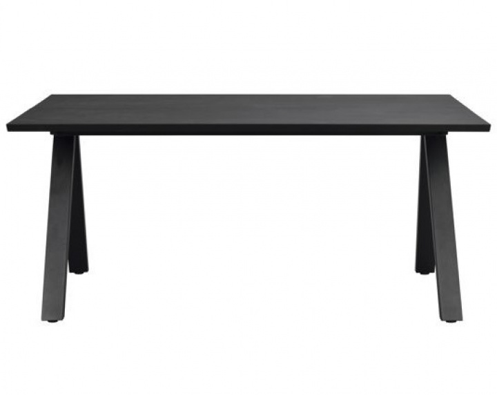 Mesa de comedor \'Carradale\' 170x100cm - Negro/Pata en V en el grupo Muebles / Mesas / Mesa de comedor con Reforma (120882)
