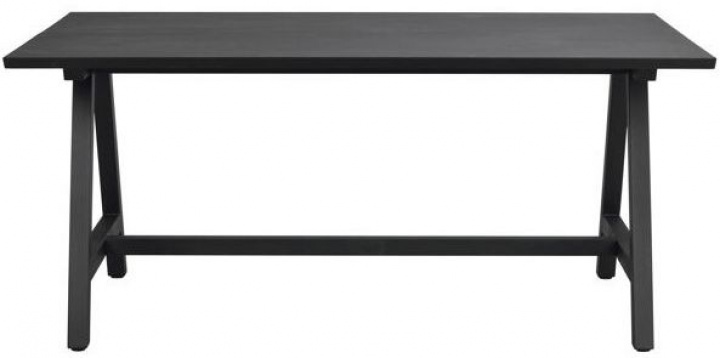 Mesa de comedor \'Carradale\' 170x100cm - Negro/Pata en A en el grupo Muebles / Mesas / Mesa de comedor con Reforma (120886)