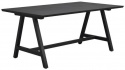 Mesa de comedor \'Carradale\' 170x100cm - Negro/Pata en A