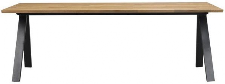 Mesa de comedor \'Carradale\' 220 cm - Roble/Pata en V en el grupo Muebles / Mesas / Mesa de comedor con Reforma (120895)