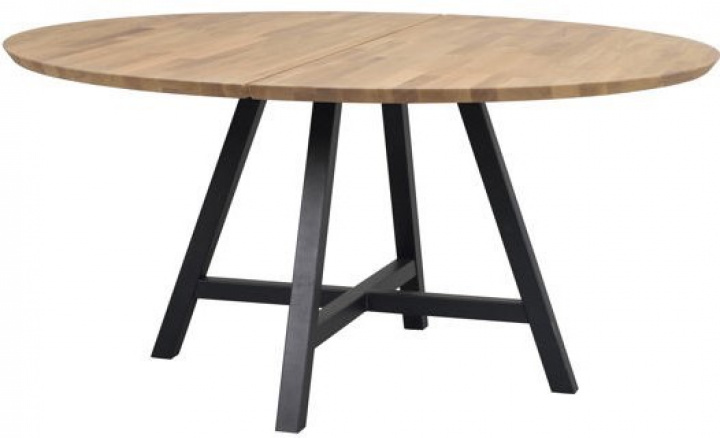 Mesa de comedor \'Carradale\' Redonda 150cm - Roble/Pata en X en el grupo Muebles / Mesas / Mesas de comedor redondas con Reforma (120898)