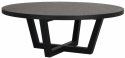 Mesa de centro \'Boxford\' Redonda 110cm - Roble negro