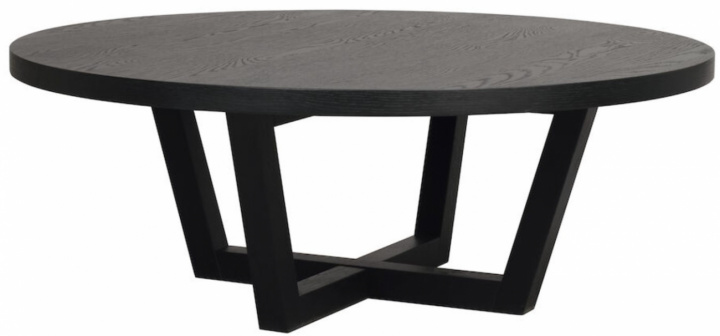 Mesa de centro \'Boxford\' Redonda 110cm - Roble negro en el grupo Muebles / Mesas / Mesa de café con Reforma (121019)