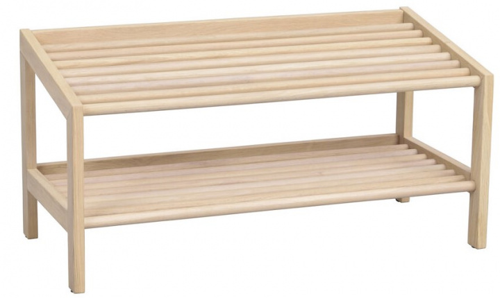 Estante para zapatos \'Hillmond\' - Roble claro en el grupo Muebles / Estantes y almacenamiento / Percheros y zapateros con Reforma (121051)