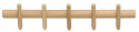 Lista de ganchos \'Hillmond\' 65cm - Roble