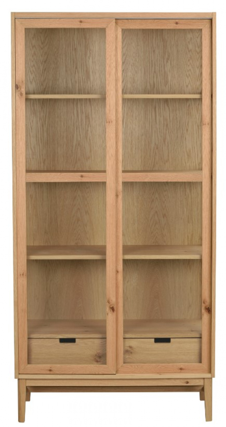 Vitrina \'Hazelton\' - Roble en el grupo Muebles / Estantes y almacenamiento / Armarios y aparadores con Reforma (121152)