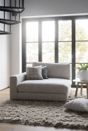 Chaiselongue \'Duncan\' V - Gris claro