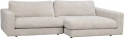 Sofá de 3 plazas \'Duncan\' Chaiselongue H - Gris claro