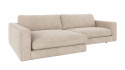 Sof&aacute; de 3 plazas \'Duncan\' Chaiselongue V - Gris claro