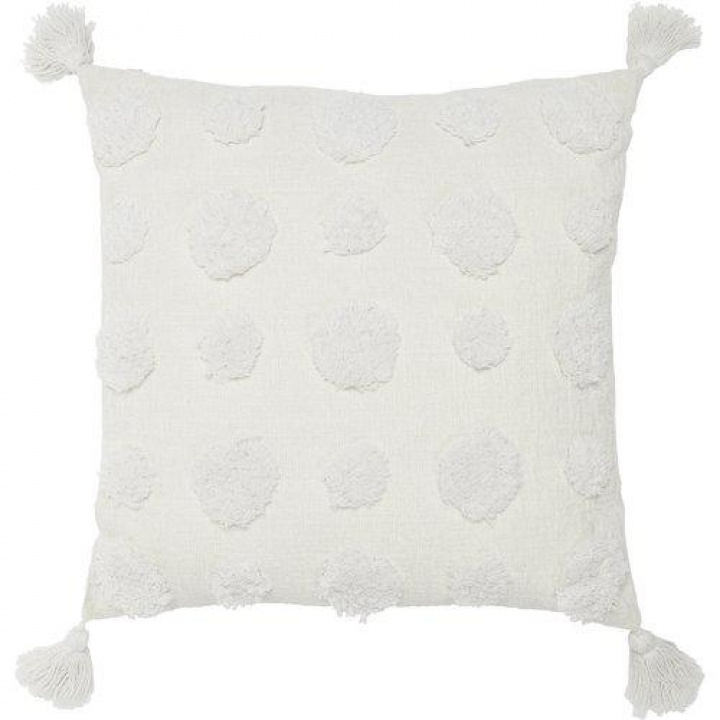 Funda de cojín \'Pom\' 45x45 - Blanco en el grupo Habitaciones con Reforma (1227-47-002)