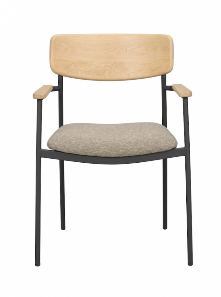 Silla con brazos \'Maymont\' - Beige oscuro en el grupo Muebles / Muebles para sentarse / Sillas con Reforma (123082)