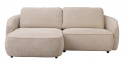 Sofá de 3 plazas \'Norris\' con chaise longue izquierda - Beige claro