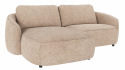 Sof&aacute; de 3 plazas \'Norris\' con chaise longue izquierda - Beige claro