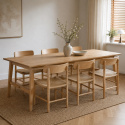 Mesa de comedor \'Alfors\' 210x100cm - Natural