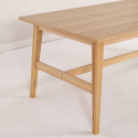 Mesa de comedor \'Alfors\' 210x100cm - Natural