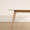 Mesa de comedor \'Line\' 180 cm - Blanco pigmentado