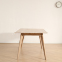 Mesa de comedor \'Line\' 180 cm - Blanco pigmentado