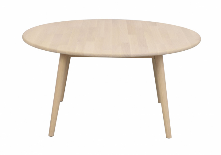 Mesa de centro \'Tompkins\' redonda Ø90 - Roble blanqueado en el grupo Muebles / Mesas / Mesa de café con Reforma (128011)