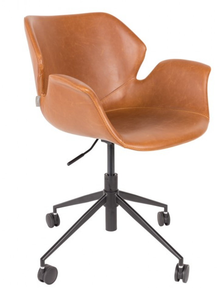 Silla de oficina \'Nikki\' - Marrón en el grupo Muebles / Muebles para sentarse / Sillas de oficina con Reforma (1300005)