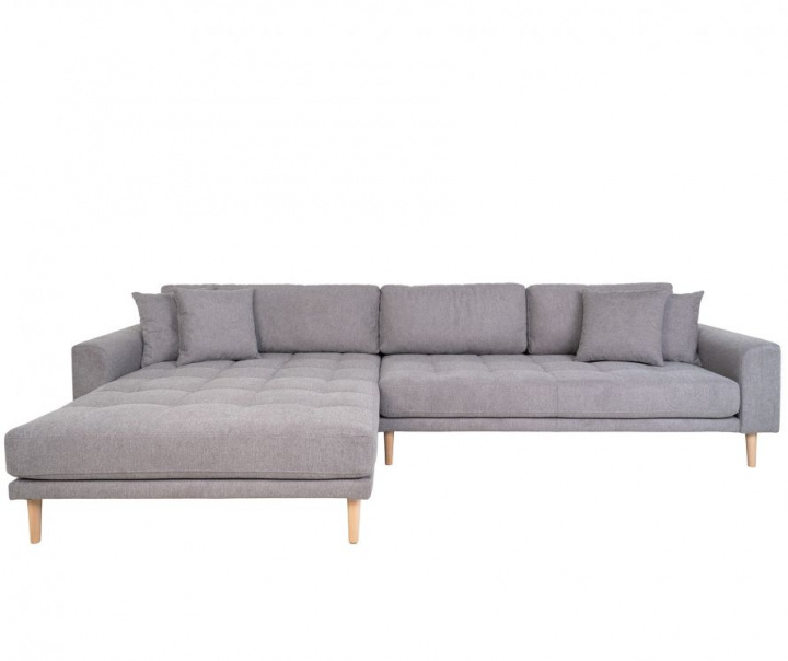 Sofá \'Lido\' Izquierdo - Gris claro en el grupo Muebles / Sofás / Sofás con chaise longue con Reforma (1301601)