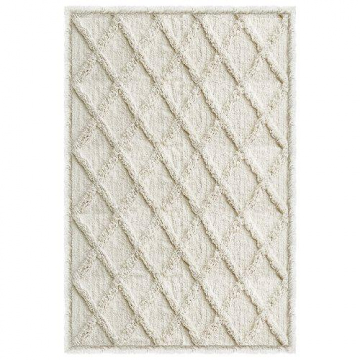 Alfombra \'Ravi\' 200x300 - Blanca en el grupo Decoración / Alfombras / Alfombras de ryas con Reforma (1306-68-002)