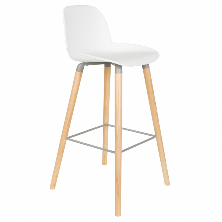 Taburete \'Albert\' - Blanco en el grupo Muebles / Muebles para sentarse / Taburetes de bar con Reforma (1500057)