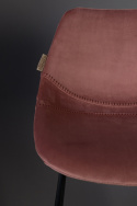 Taburete \'Franky\' L - Rosa/Velvet