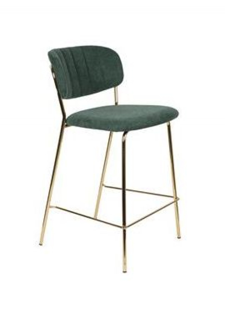 Taburete \'Jolien\' - Verde/Oro en el grupo Muebles / Muebles para sentarse / Taburetes de bar con Reforma (1500092)
