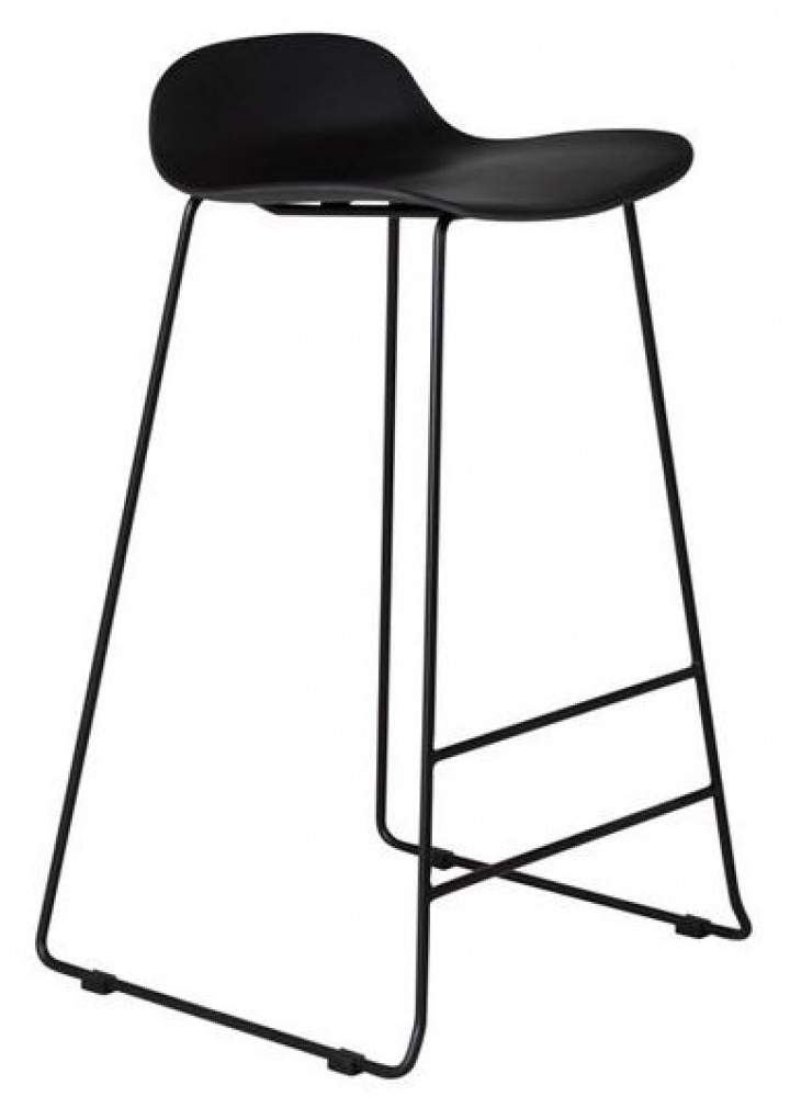 Taburete \'Evanger\' - Negro en el grupo Muebles / Muebles para sentarse / Taburetes de bar con Reforma (15349-888)