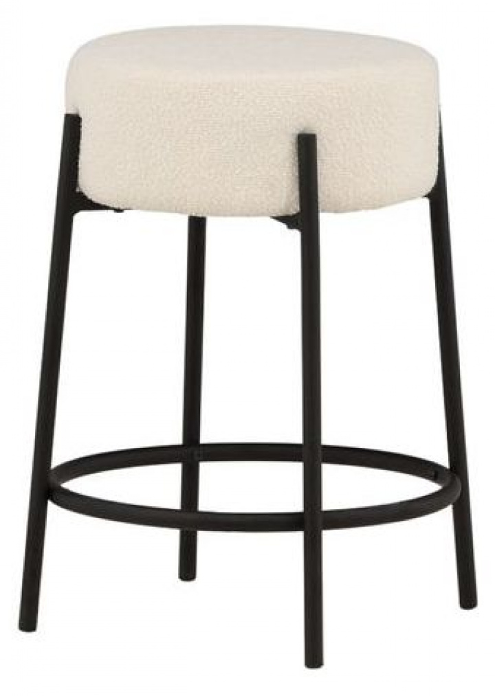 Taburete \'Eigersund\' - Blanco bajo en el grupo Muebles / Muebles para sentarse / Taburetes de bar con Reforma (15350-230)