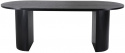 Mesa de comedor \'Barkaby\' 90x200cm - Negro