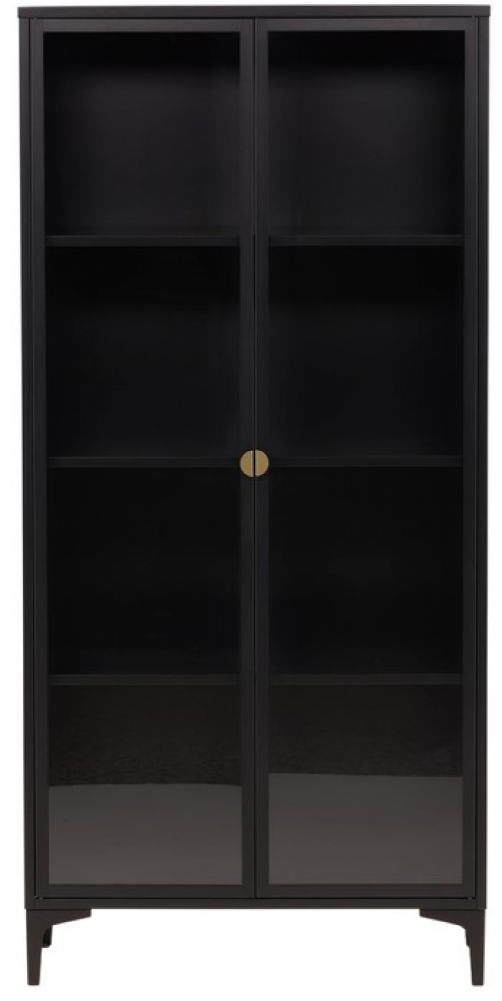 Armario \'Evenes\' 90x190cm - Negro en el grupo Muebles / Estantes y almacenamiento / Armarios y aparadores con Reforma (15617-208)