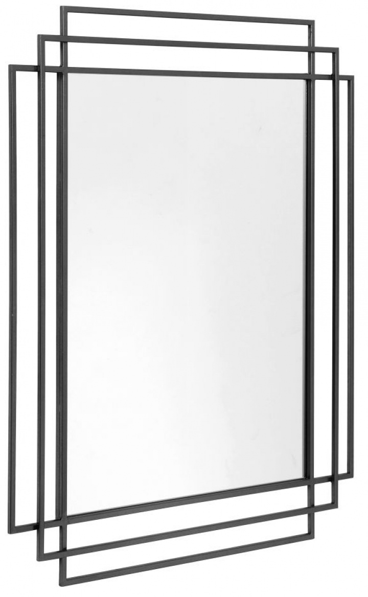 Espejo \'Square\' 76x97cm - Negro en el grupo Decoración / Decoración / Espejos con Reforma (15738)