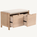 Banco \'Mellby\'- Blanco pigmentado