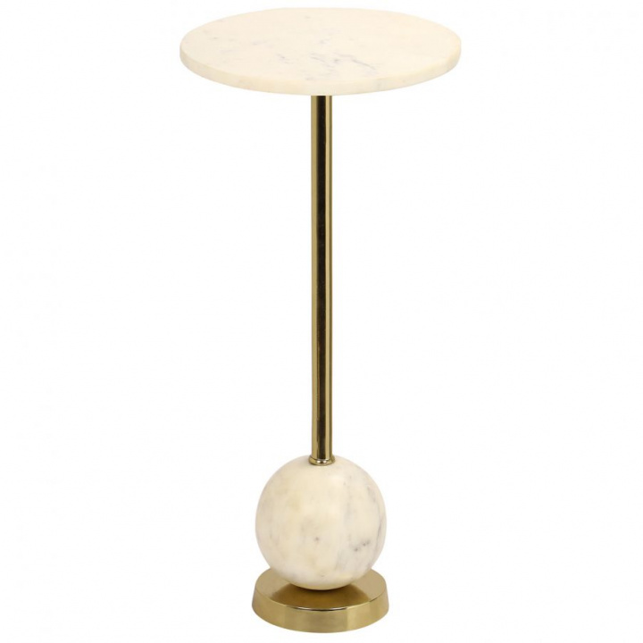 Mesa auxiliar \'Salo\' - Latón/Mármol en el grupo Habitaciones con Reforma (1605000)