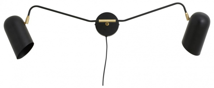 Aplique de pared \'ERIS\' - Negro en el grupo Iluminación / Lámparas / Lámparas de pared con Reforma (1645)