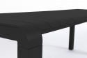Banco de jardín \'Vondel\' 175x45cm - Negro