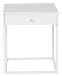 Mesita de noche \'Bergslagen\' 41x43 - Blanco