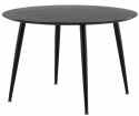 Mesa de comedor \'Trosa\' Redonda 120cm - Negro