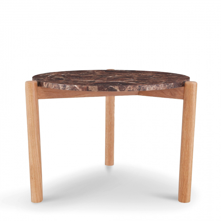 Mesa de centro \'Marble\' S - Marr&oacute;n en el grupo Muebles / Mesas / Mesa de café con Reforma (19001-S)