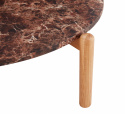Mesa de centro \'Marble\' S - Marr&oacute;n