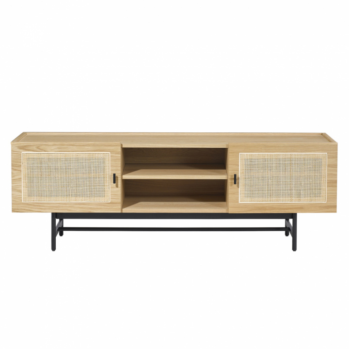 Mueble de TV \'Stil\' - Natural/Negro en el grupo Muebles / Estantes y almacenamiento / Mesas de TV con Reforma (19023-C)