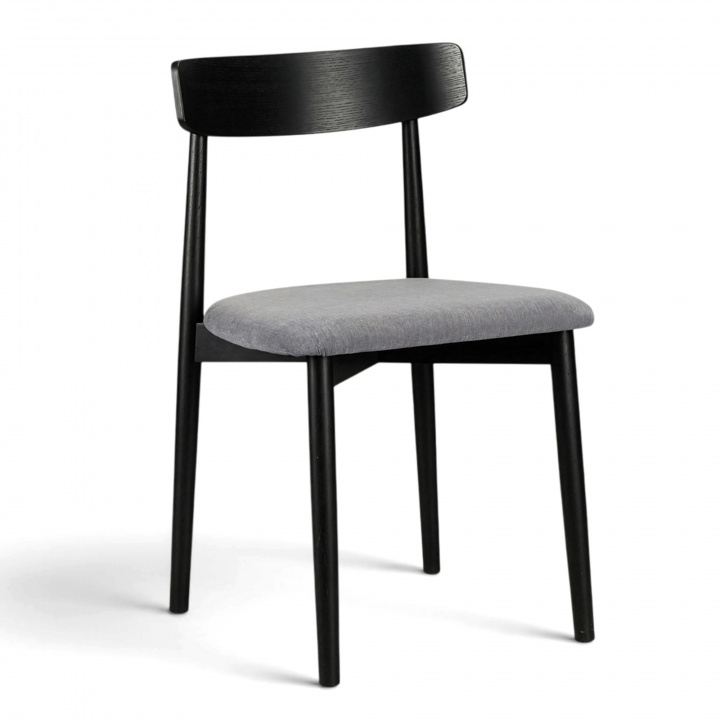 Silla \'Ystad\' - Negro/Gris en el grupo Muebles / Muebles para sentarse / Sillas con Reforma (19791-black-oak)