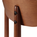 Silla \'Ystad\' - Nogal/beige